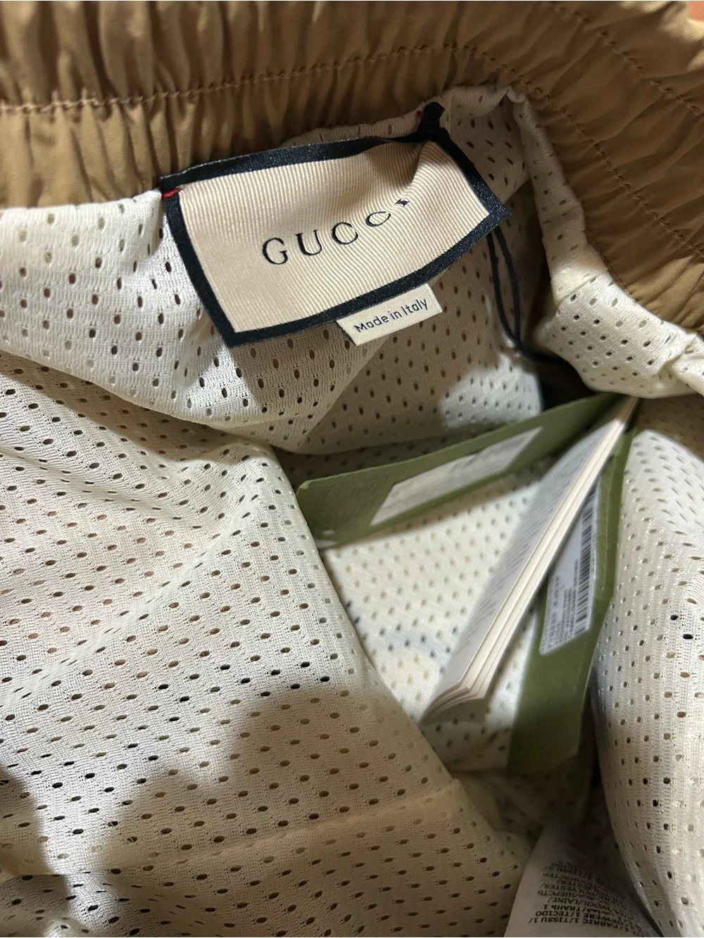 Men's Gucci GG jacquard wool blend fleece jogging pants size large made in Italy